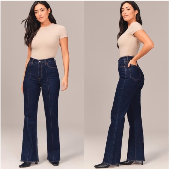 Abercrombie & Fitch Denim - Abercrombie & Fitch The Vintage High Rise Flare Jean